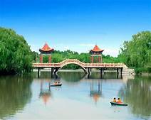 高台县月牙湖景区AR智慧旅游