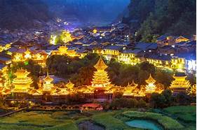 黔东南州榕江大利侗寨景区AR智慧旅游