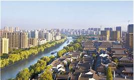 浙江省杭州市拱墅区运河财富小镇景区AR智慧旅游
