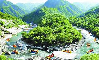 宝天曼峡谷漂流景区AR智慧旅游
